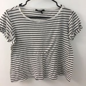 Black and white stripped t shirt